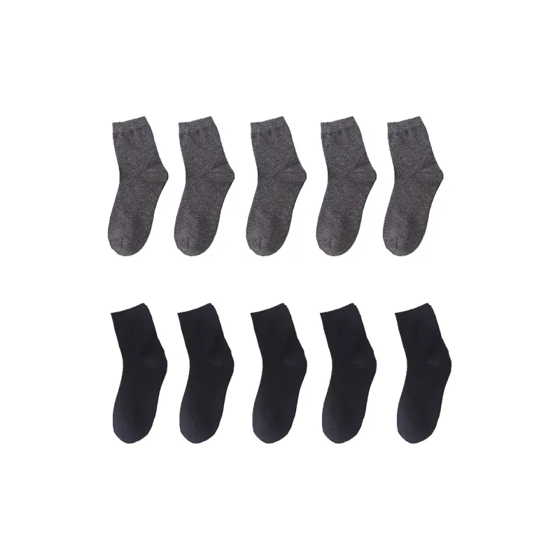 NOME Mid Calf Socks Men Multicolor Basic Mixed Color-25