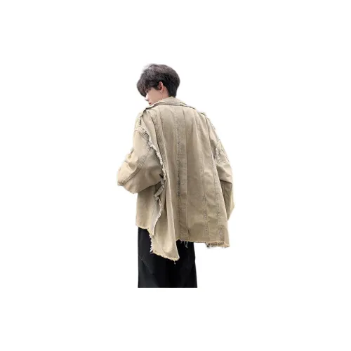 SOCKKEY Denim Jacket Unisex Yellow Mud