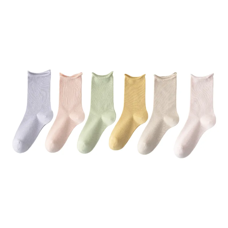 Yalu Mid Calf Socks Women's 6 Pack-2