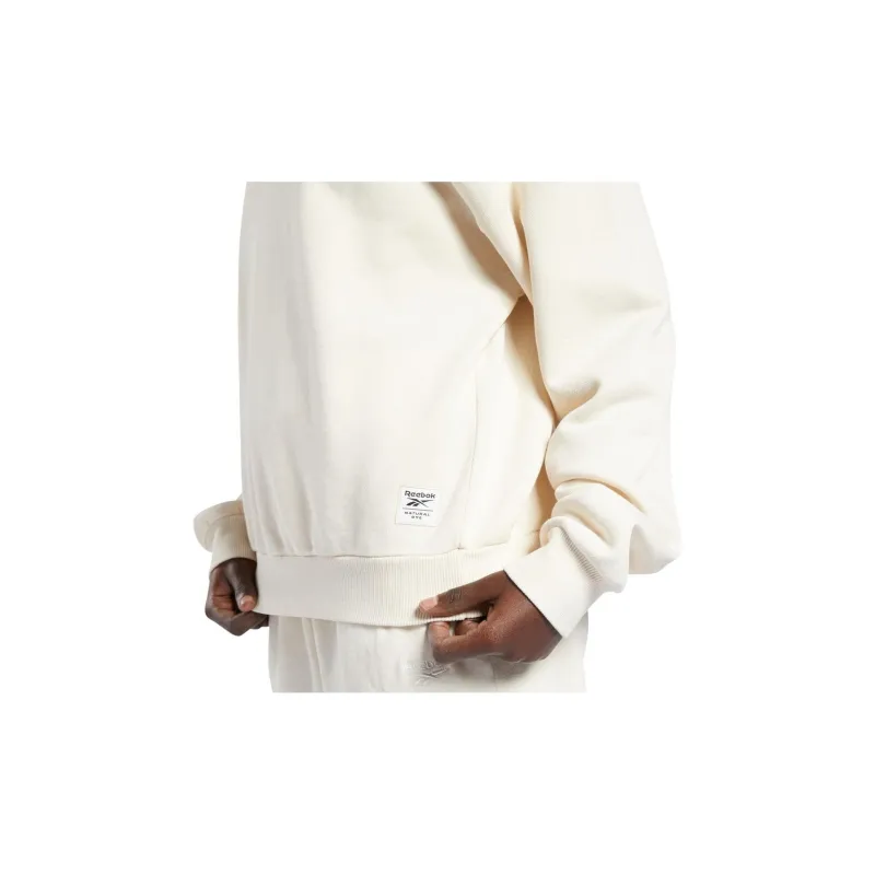 Reebok Solid Color Loose Fit Crew Neck Drop Shoulder Women's White-4