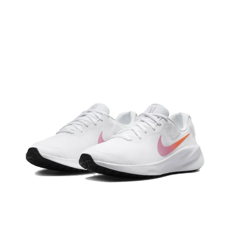Nike Revolution 7 White Beyond Pink Black Hyper Crimson Women's-2