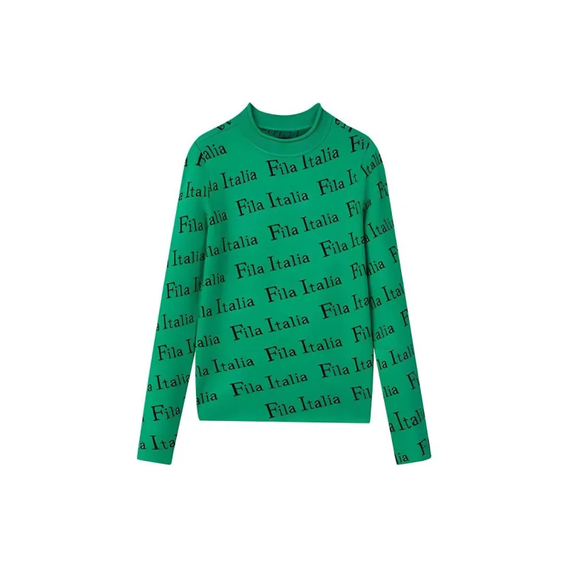 FILA Sweaters Women's Dark Green Tea-1