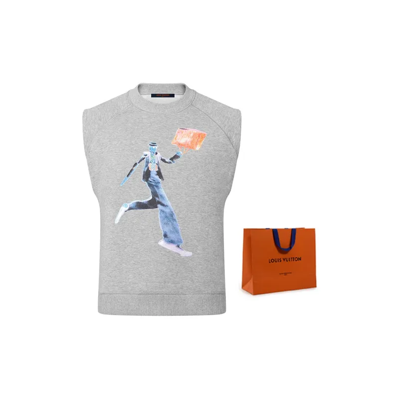 LOUIS VUITTON T Shirt Men's Gray-2