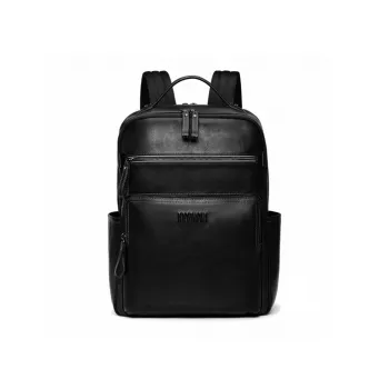 SEPTWOLVES Top Grain Cow Leather Backpack Regular Men's Black