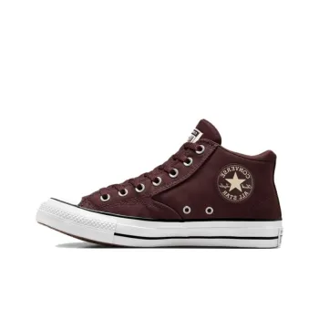 Converse All Star Anti Slip Wear Resistant Mid Top Canvas Shoes Unisex Purple