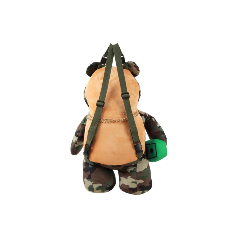 SPRAYGROUND Fabric Doll Bag Backpack Regular Unisex Army Green-4
