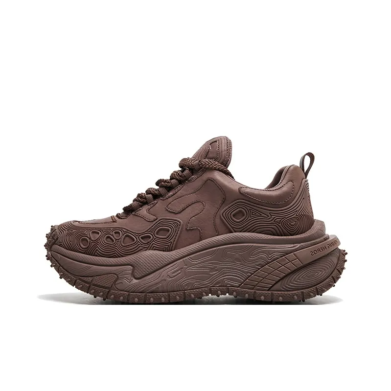 CHERYKALLY Cushioning Wear Resistant Low Top Chunky Sneakers Women's-6