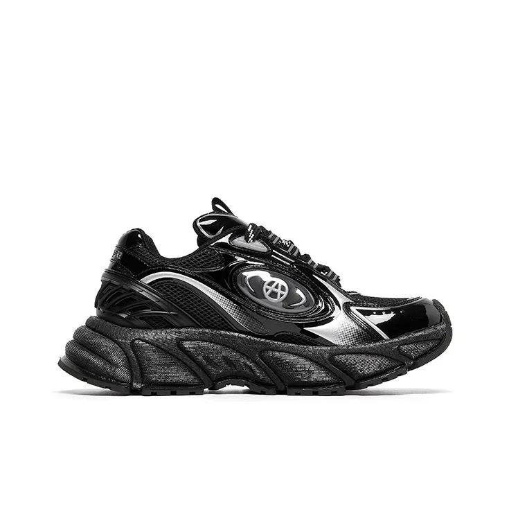 Acupuncture Cushioning Abrasion Resistant Lightweight Breathable Slip Resistant Low Top Chunky Sneakers Unisex-1