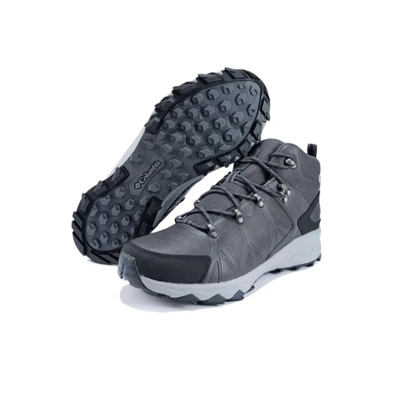 Columbia Peakfreak 2 Cushioned Slip Resistant Mid Top Trekking Shoes Men's Gray-3