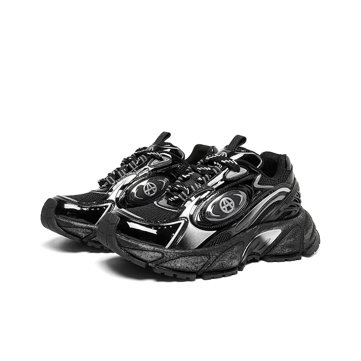 Acupuncture Cushioning Abrasion Resistant Lightweight Breathable Slip Resistant Low Top Chunky Sneakers Unisex-2