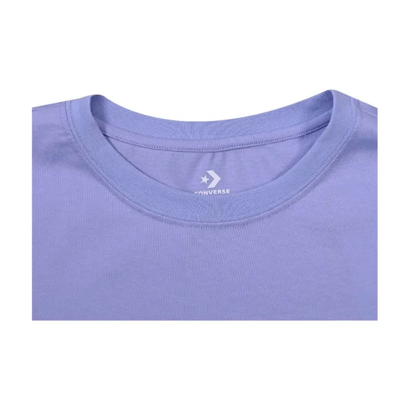 Converse PLANTOPIA SS22 Drop Shoulder Sleeve T Shirt Women's Purple-3
