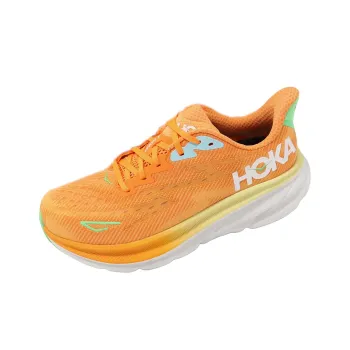 HOKA ONE ONE Clifton 9 Anti Slip Wear Resistant Low Top Casual Running Shoes Men's Yellow