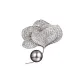 Silver Gray Ginkgo Leaf
