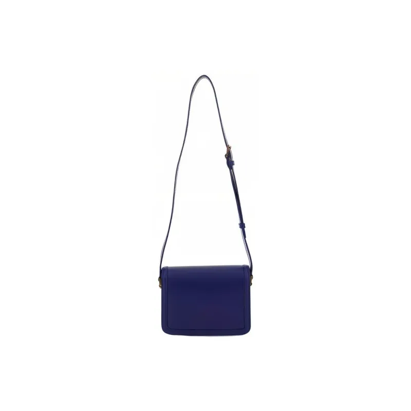 SAINT LAURENT SOLFERINO Leather Shoulder Bag Crossbody Bag Small Size Women's Sapphire Blue-5