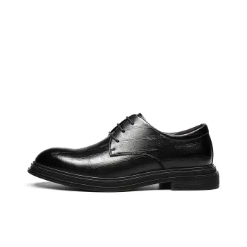 CHINT Dress Shoes Men Low Top Black
