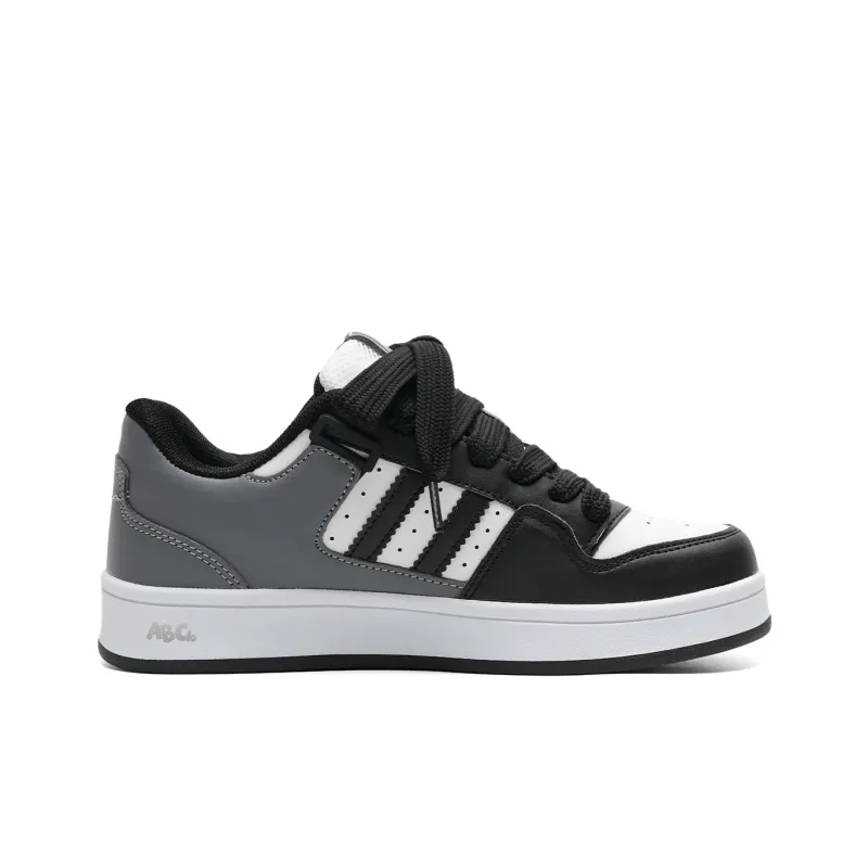 ABCIO Slip Resistant Waterproof Abrasion Resistant Height Increasing Low Top Skateboard Shoes Unisex-169