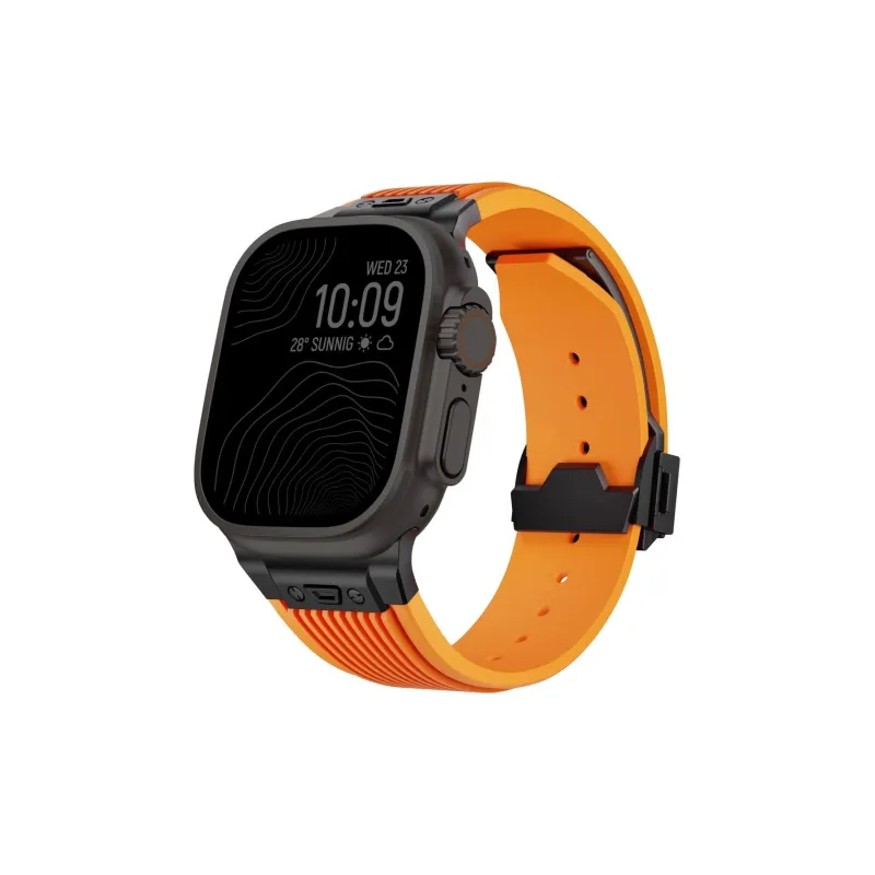 FZRT Watch Bands Modified Black Warrior Large Explosion Silicone Strap Unisex-5