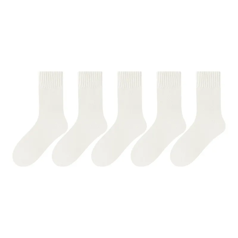 MADALLO Mid Calf Socks Women's 5 Pack-8