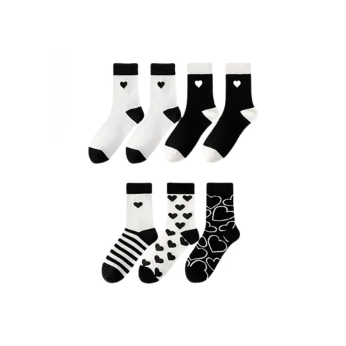 Lan Miao Mid-Calf Socks Women's 7 Pack