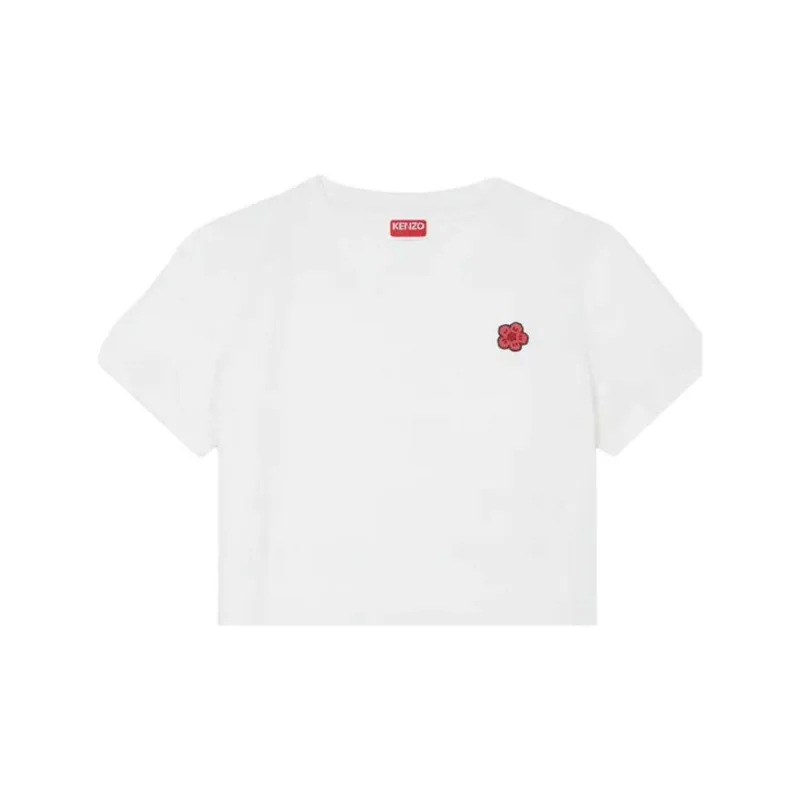 KENZO Boke Flower Embroidered Crewneck T Shirt-5