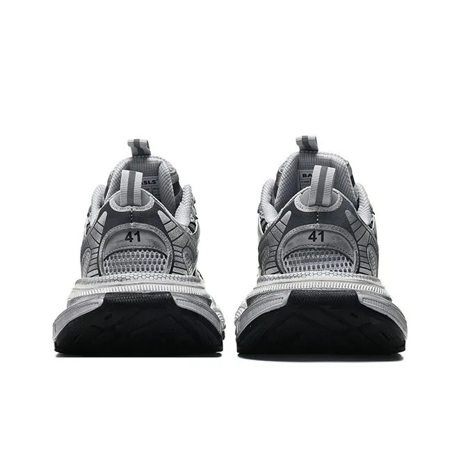 BASLS Paris Style Distressed Shoes Slip Resistant Abrasion Resistant Breathable Low Top Chunky Sneakers Unisex-31