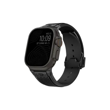 FZRT Watch Bands Modified Black Warrior Large Explosion Silicone Strap Unisex