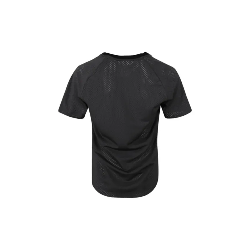 Nike Raglan Sleeve T Shirt Women's Black Gray-1