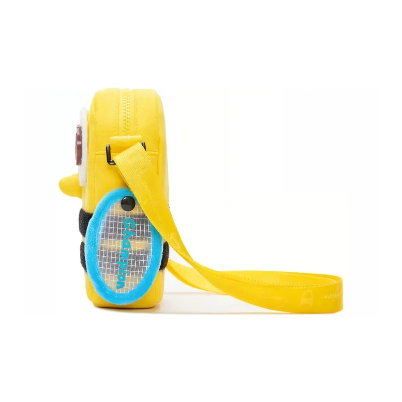 Champion Melting Sadness Collaboration Champion Mtss Co Branded Series Polyester Bee Bag Shoulder Bag Unisex Yellow-2