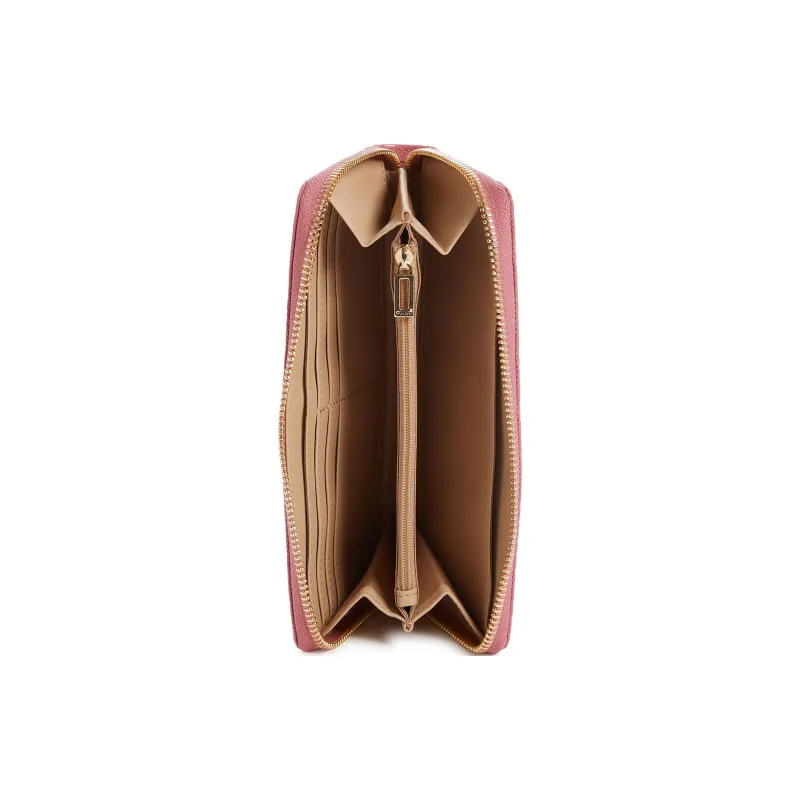GUESS Artificial Leather Wallet Medium Size Women's Pink-2