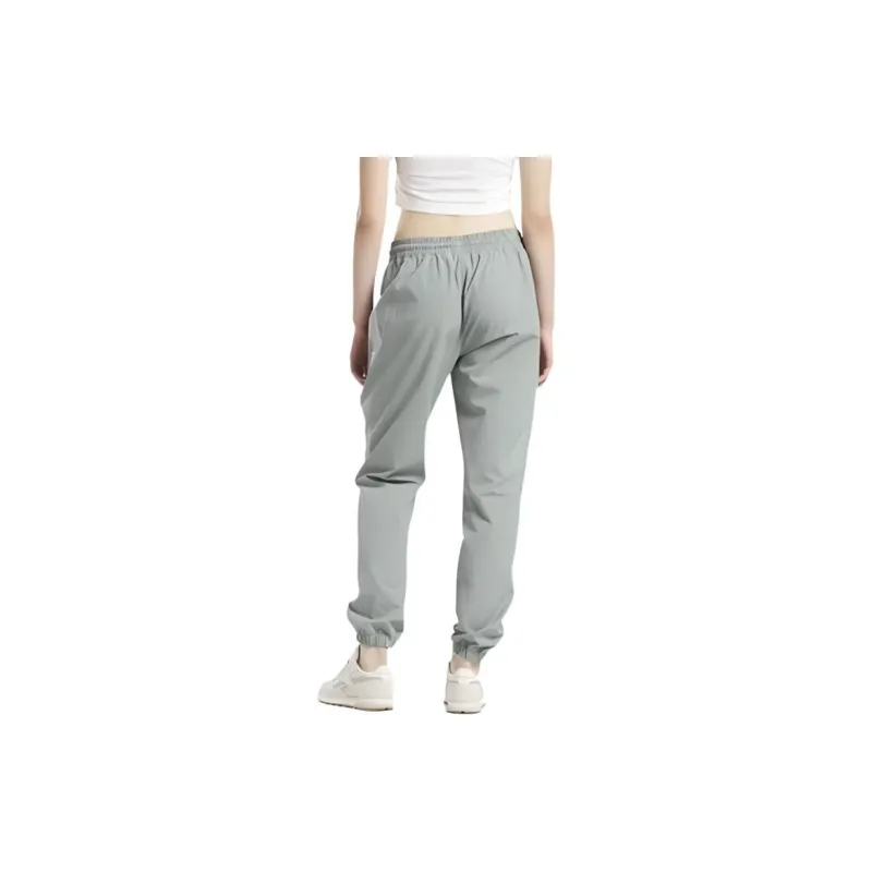 Reebok Knitted Sweatpants Women's Gray Green-1