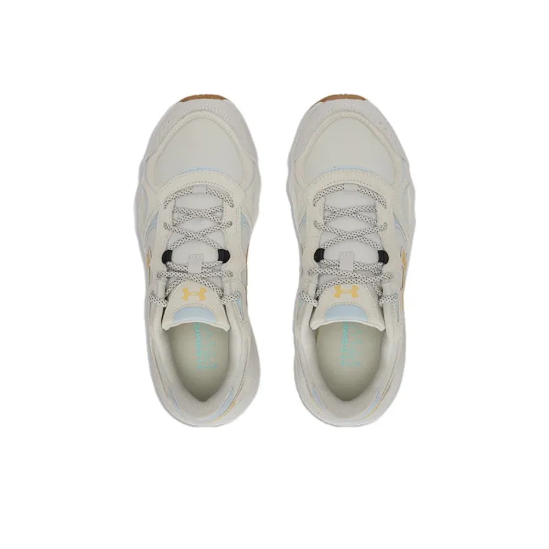 Under Armour Anti Slip Wear Resistant Low Top Running Shoes Women's White-3