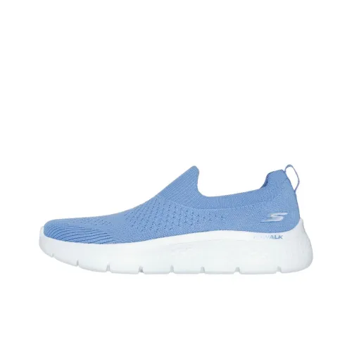 Skechers Go Walk Fle Breathable Lightweight Low-Top Casual Shoes Women's Blue