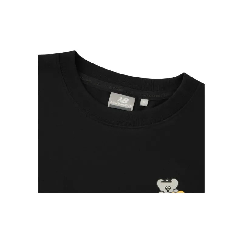 New Balance Drop Shoulder Sleeve T Shirt Women's Black-2
