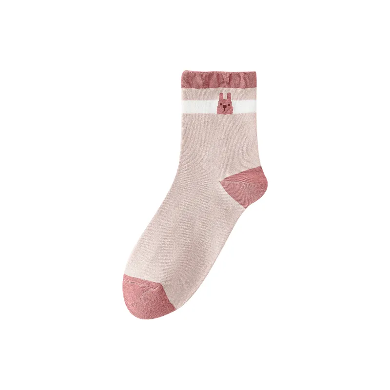 Lan Miao Mid Calf Socks Women's 7 Pack-11