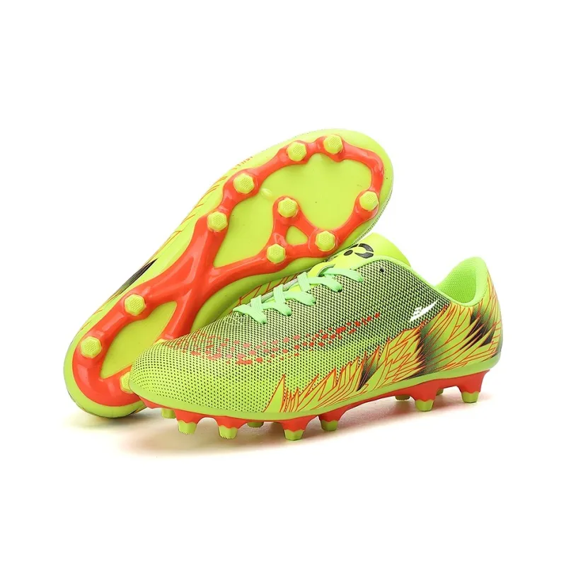 Kuding Soccer Shoes Unisex Low Top White-14