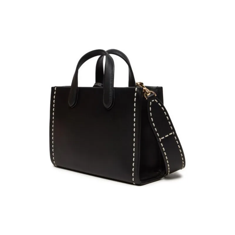 MICHAEL KORS Gigi Leather Crossbody Handbag Trumpets Women's Black-2