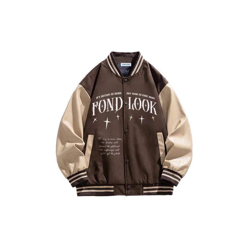 FONDLOOK Baseball Jacket Unisex-9