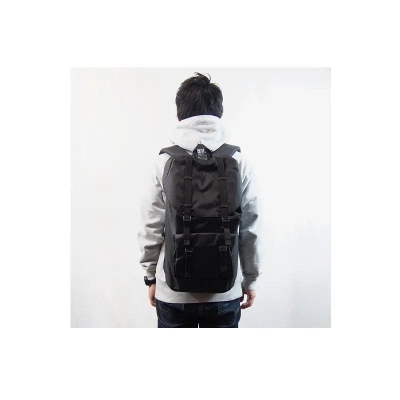 Herschel Polyester Backpack Large Size Unisex Black-4