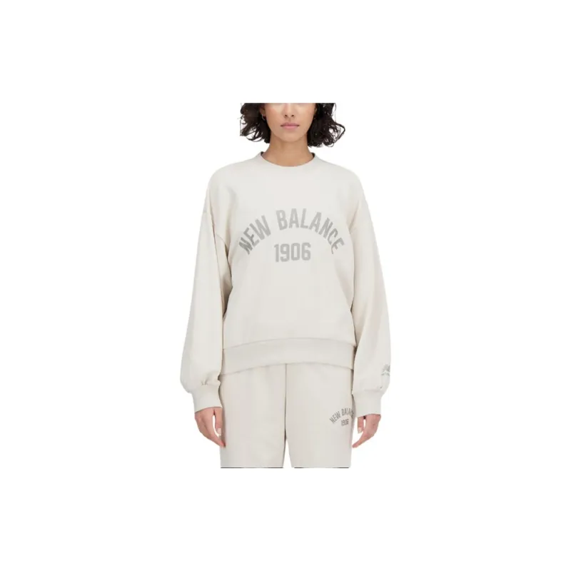 New Balance Sports And Leisure Sweatshirt Women's White-3