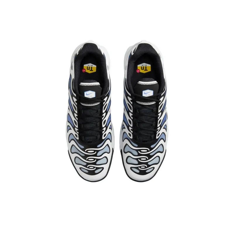 Nike Air Max Plus Anti Slip Wear Resistant Low Top Casual Shoes Unisex White Blue-3