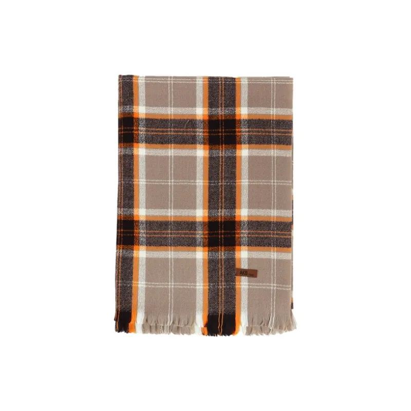 PISHUSHU Knit Scarves Unisex-2
