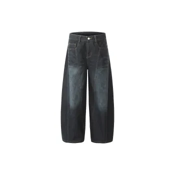 PAINT STAIN Jeans Unisex Dark Blue