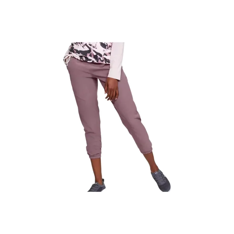 Under Armour Knitted Sports Pants Women's Pink-3