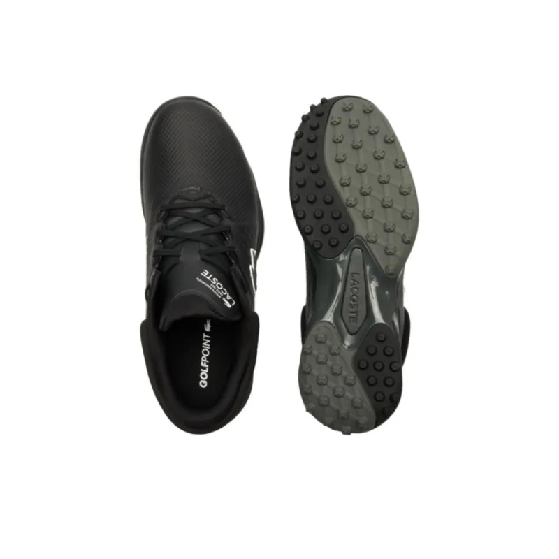 LACOSTE Low-Top Golf Shoes Men's Black-4