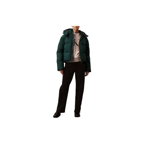 Calvin Klein Puffer Jackets Women's Green