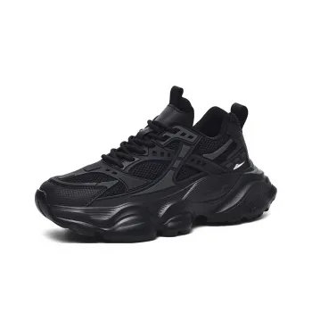 Kuding Slip Resistant, Abrasion Resistant, Breathable Low Top Chunky Sneakers Men's