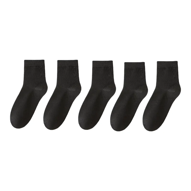 Yalu Mid Calf Socks Men's 5 Pack-3