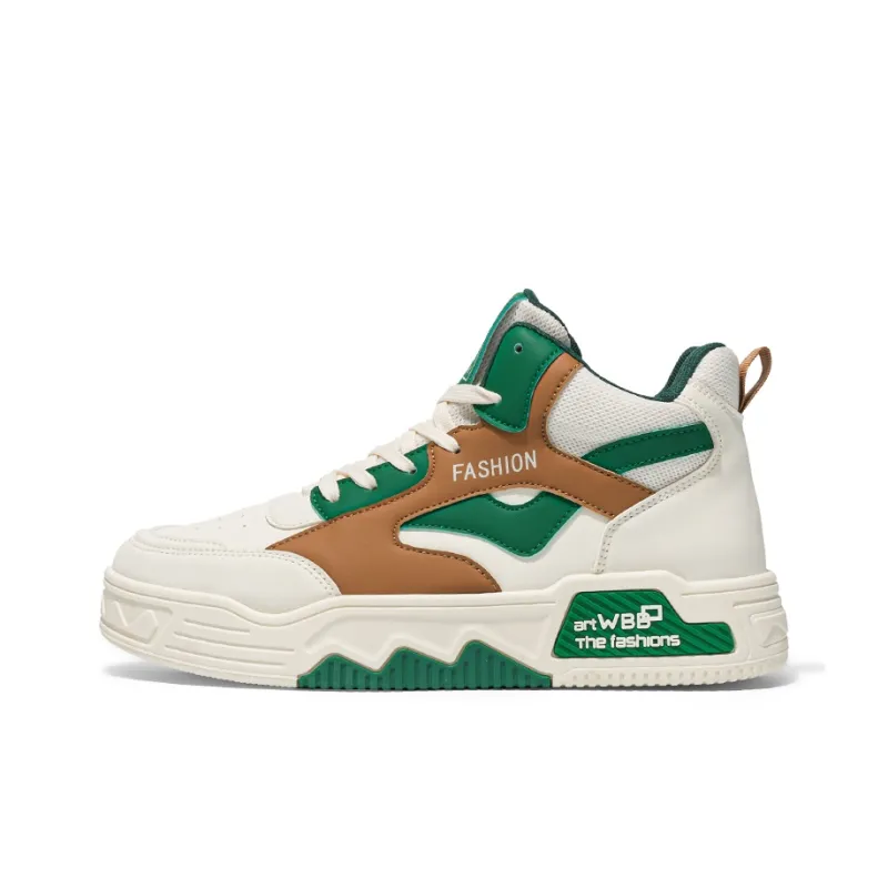 M.M Party Slip Resistant Balance High Top Skateboard Shoes Men's-6