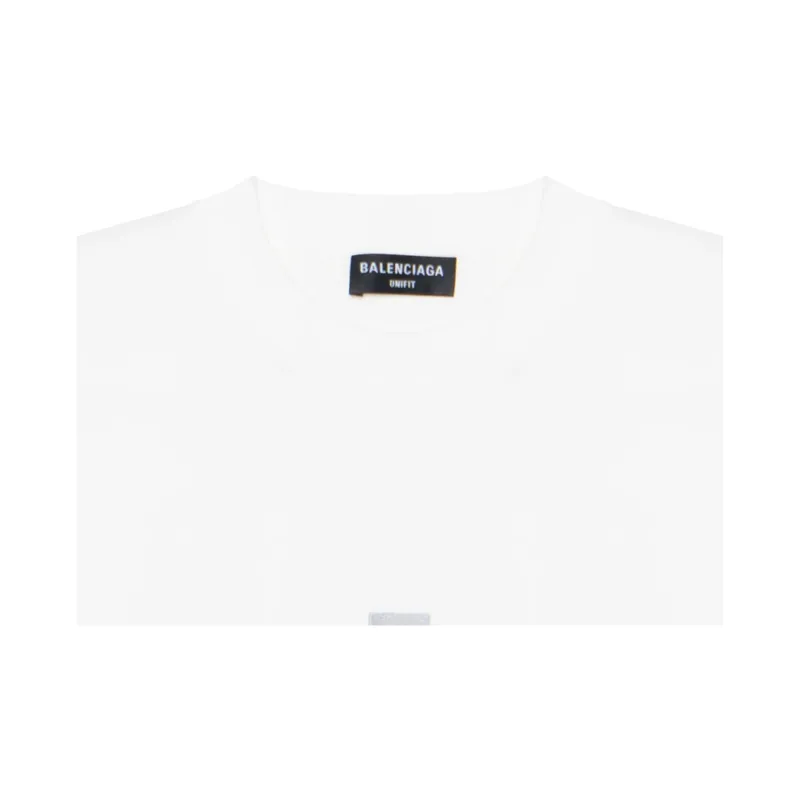 Balenciaga SS22 T Shirt Loose Fit Style Men's White-2