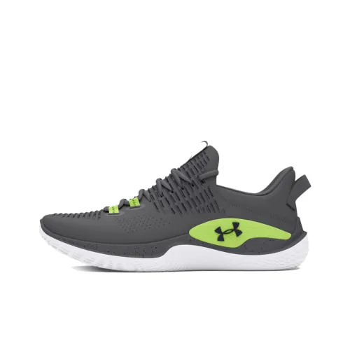 Under Armour Dynamic Anti-Slip Wear-Resistant Low-Top Training Shoes Men's Green Gray